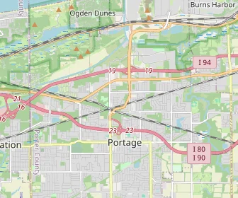 Area schools map