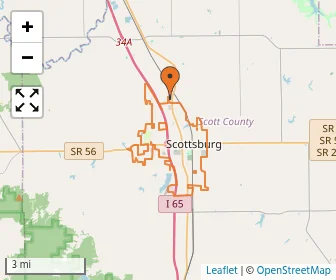 Area schools map