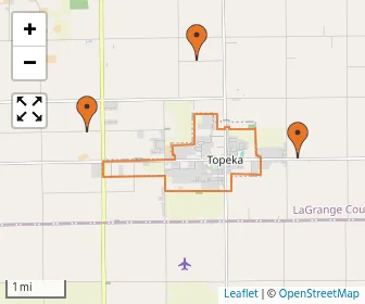 Area schools map