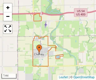Area schools map
