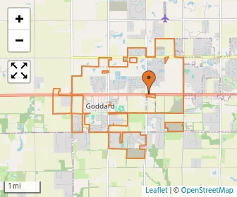 Area schools map