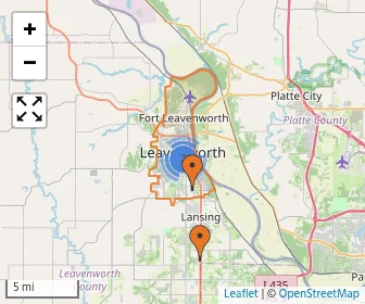 Area schools map