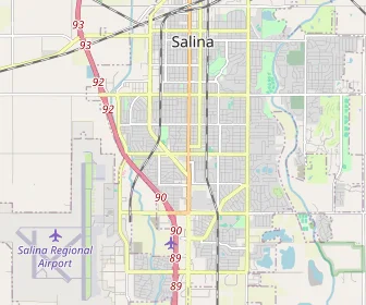Area schools map