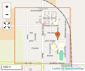 Area schools map