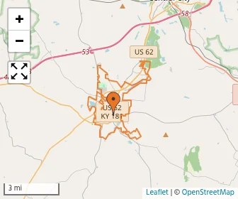 Area schools map