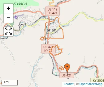 Area schools map