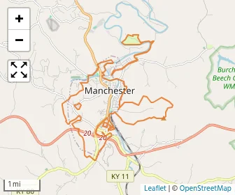 Area schools map