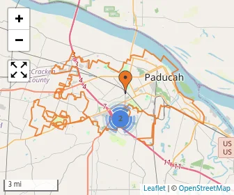 Area schools map