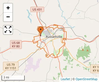 Area schools map
