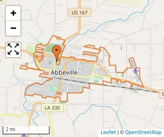 Area schools map