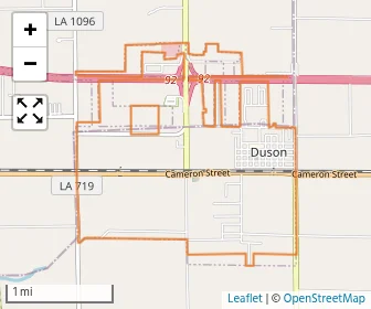 Area schools map