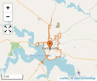 Area schools map