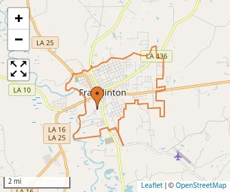 Area schools map