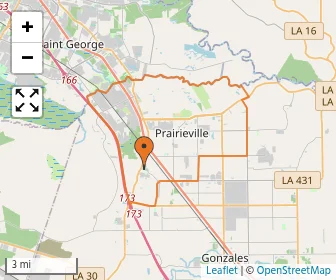 Area schools map