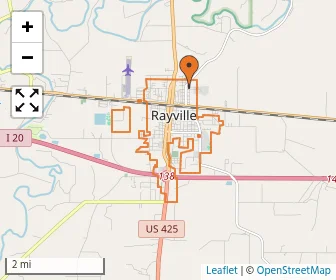 Area schools map