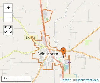 Area schools map