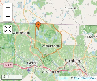 Area schools map