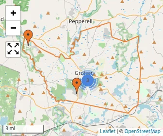 Area schools map