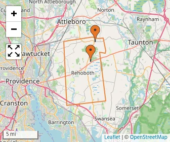 Area schools map