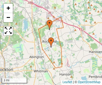 Area schools map