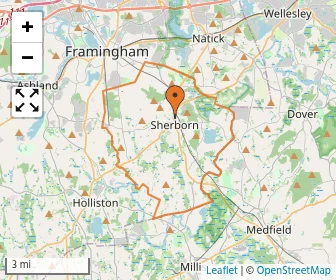 Area schools map