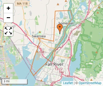 Area schools map