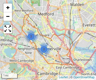 Area schools map
