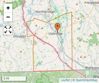 Area schools map