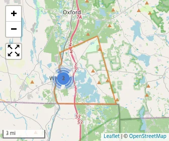 Area schools map