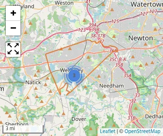 Area schools map