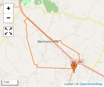 Area schools map