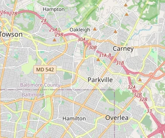 Area schools map