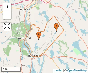 Area schools map