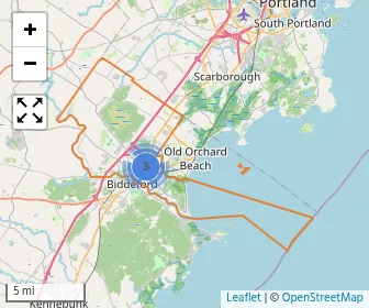 Area schools map