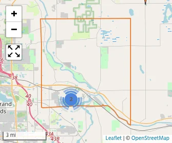 Area schools map