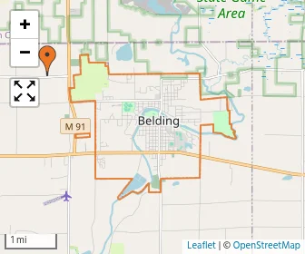 Area schools map