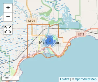 Area schools map