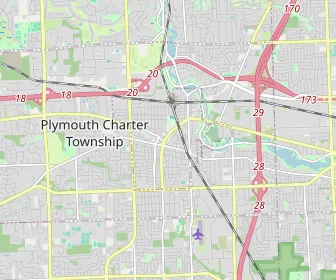 Area schools map