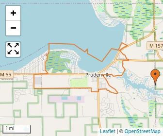 Area schools map