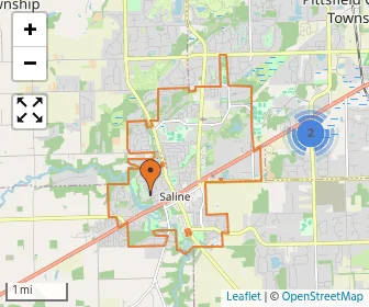 Area schools map