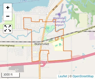 Area schools map