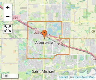 Area schools map