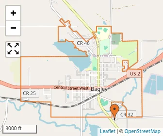 Area schools map