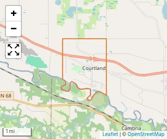 Area schools map