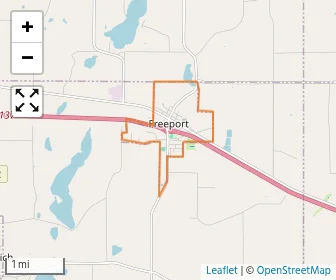 Area schools map