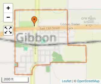 Area schools map