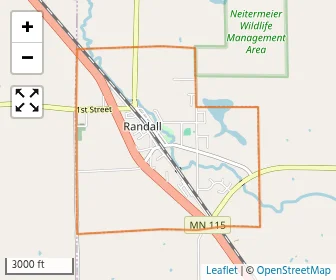 Area schools map