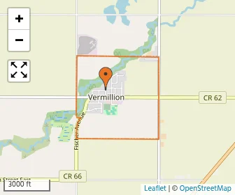 Area schools map