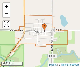 Area schools map