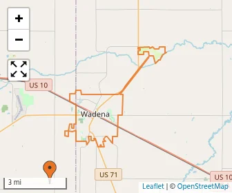 Area schools map